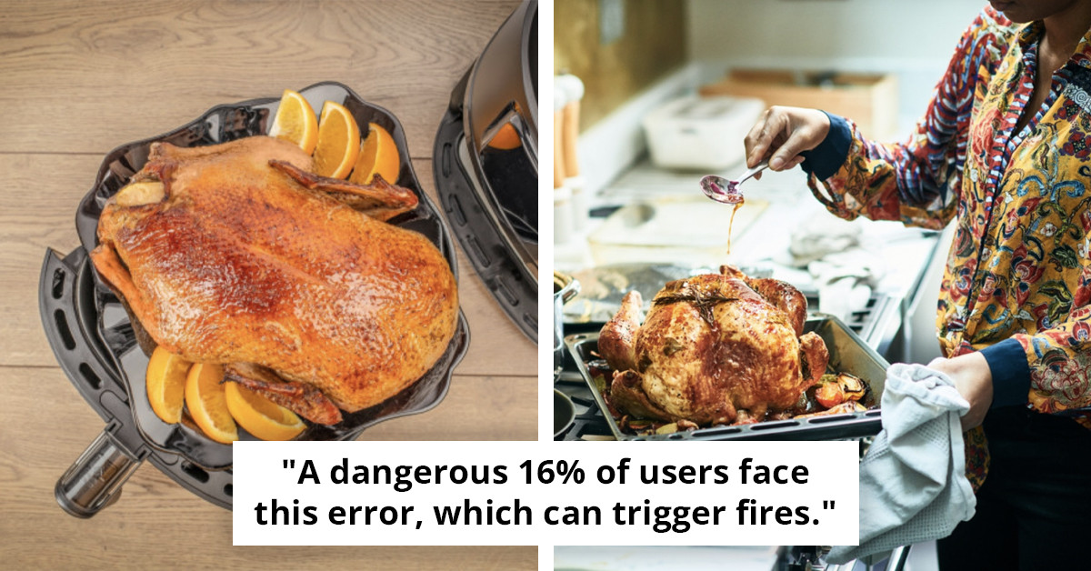 Avoid these risky errors when using your air fryer this Christmas!