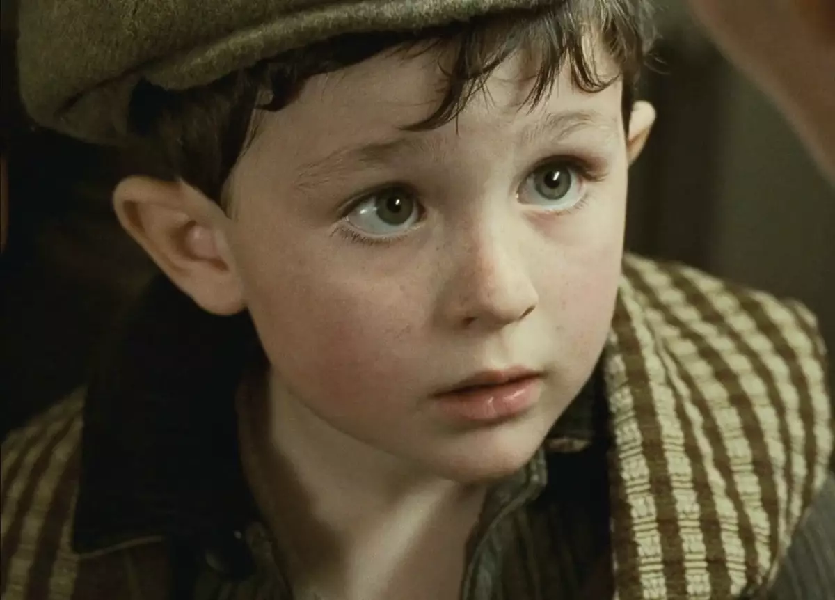 This is a photo from the time of the movie showing him as a child actor.