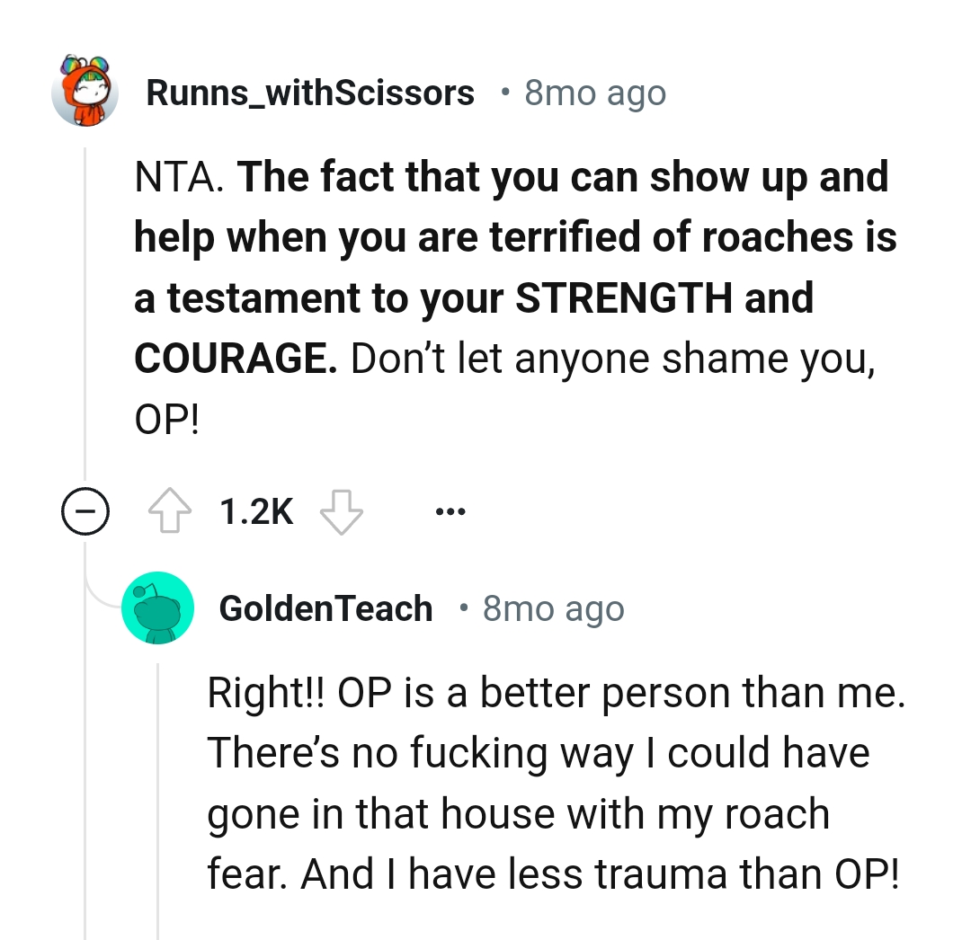 Don't let anyone shame you