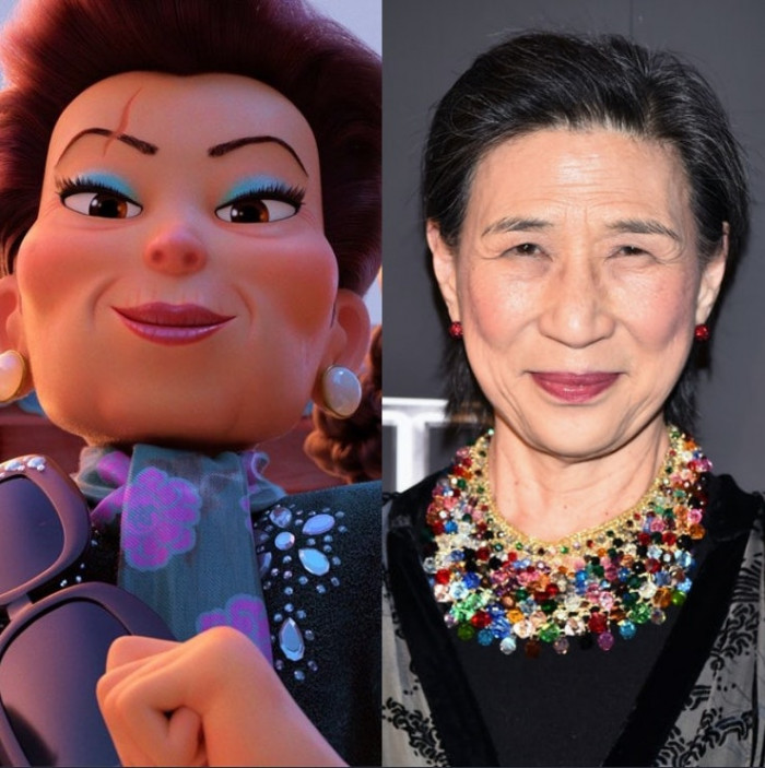 8. Grandma was voiced by Wai Ching Ho