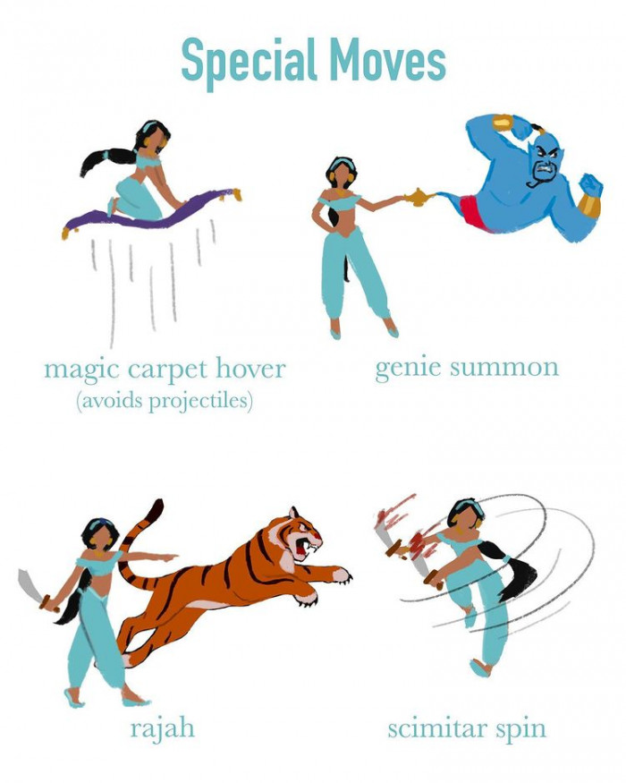 Check out Jasmine's special move