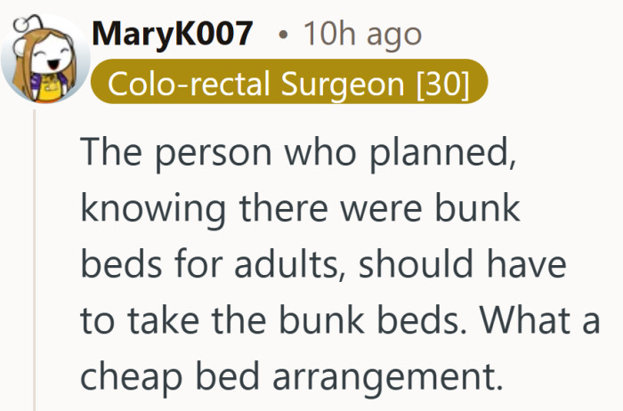 Now the responsibility shifts to the person who booked the place.