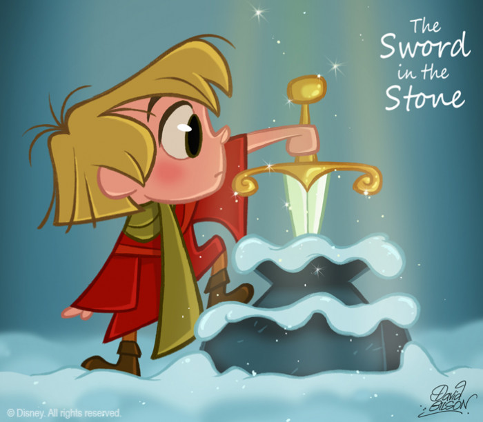 37. The Chibi Style Version of The Sword in the Stone