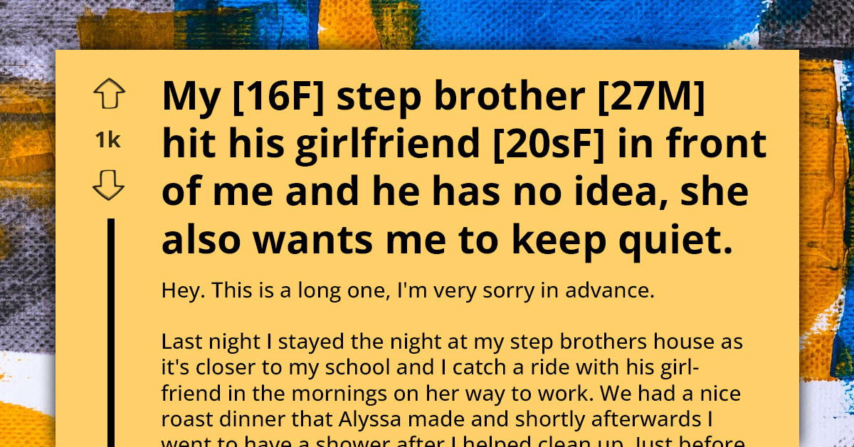 Teen Caught in Moral Dilemma After Witnessing Shocking Display of Domestic Violence and Pressure to Keep Silent