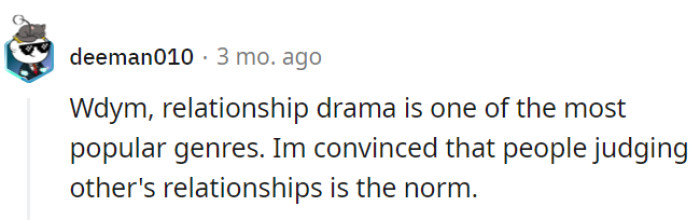 Buuut this commenter begs to differ.