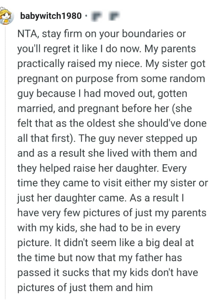 She just had to be in every picture