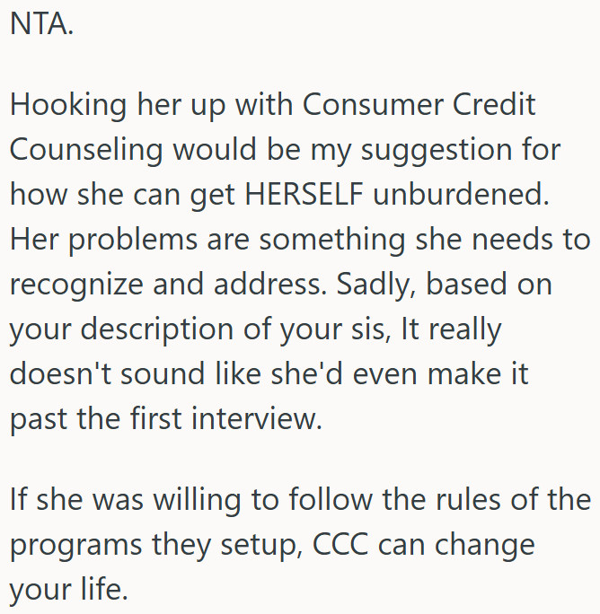 Her lack of accountability shows she’s not ready to change.