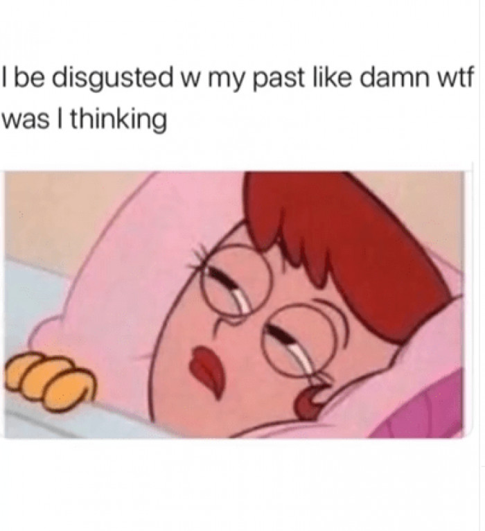 13. Me thinking about my past