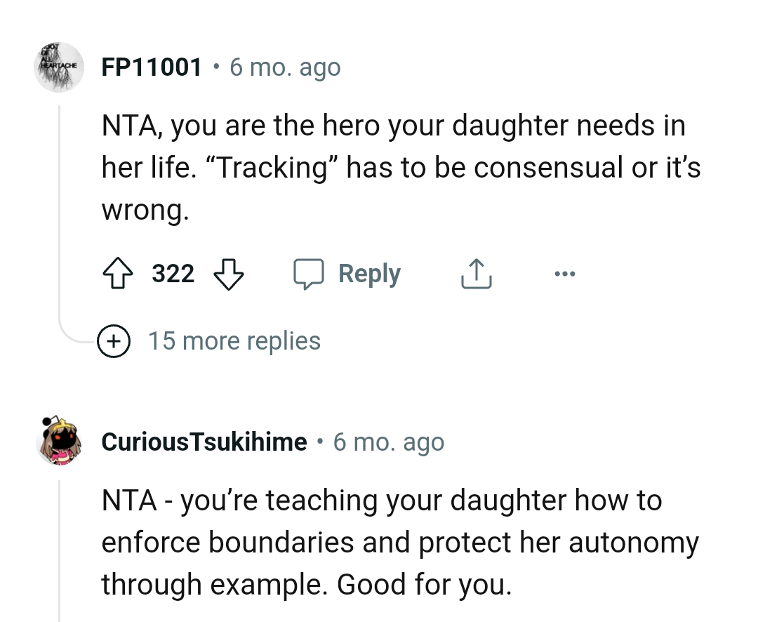 The tracking has to be consensual