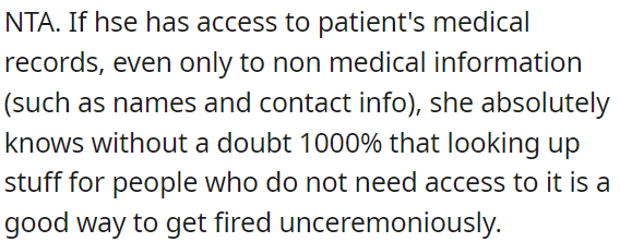 Unauthorized access to patient information, even non-medical details, can result in sudden termination.