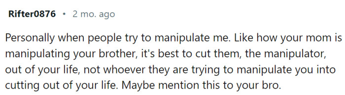 This is how you deal with manipulators: