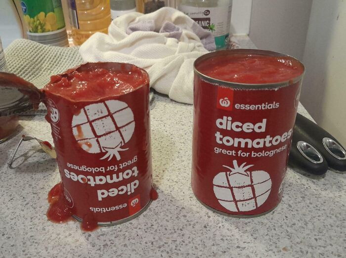 "How My Boyfriend Opens A Can vs. How I Open Them"