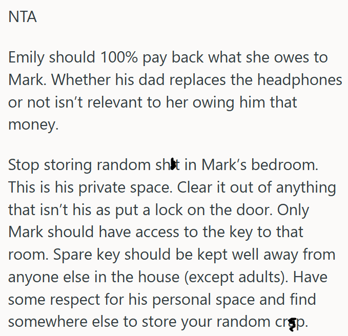 His Room Should Remain Private and Respected.