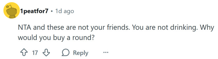 Why should you buy a round?