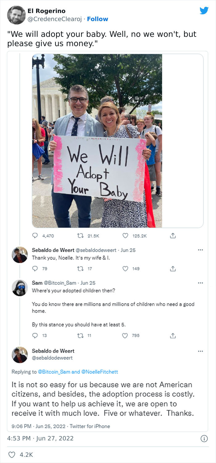 21. Can we have money but no baby?