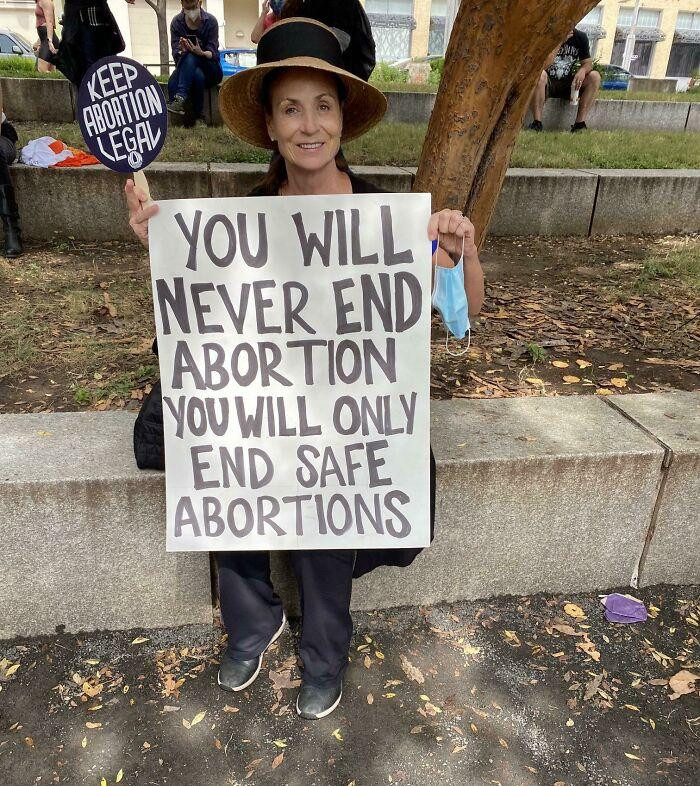 3. Sign From The Women’s March In Texas