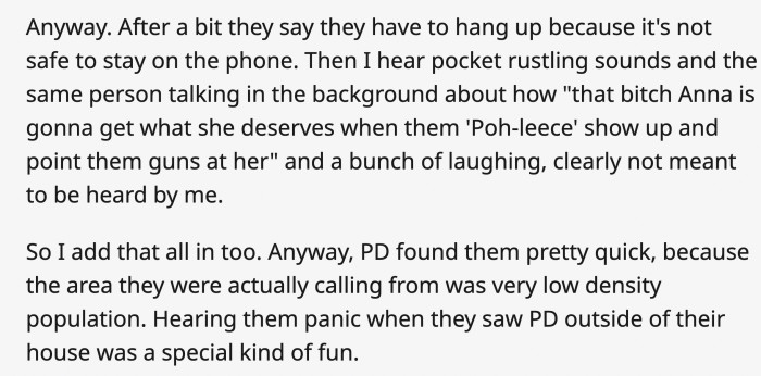 the bad guys hopefully got what they deserved