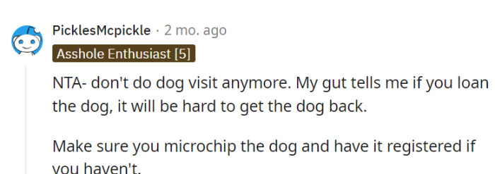 No more dog loans to avoid any 