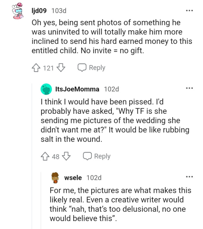 It's His Hard-Earned Money