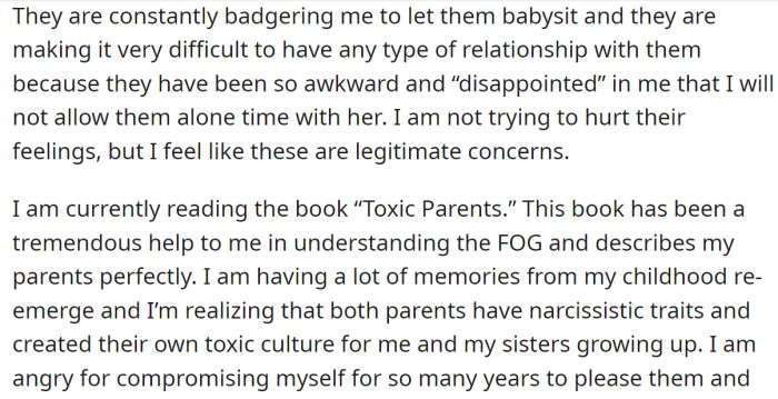 The OP explained she doesn't want to hurt their feelings, but she believes her concerns are legitimate: