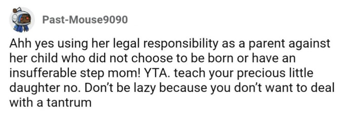 8-years-old is *plenty* old enough to handle a  'no'