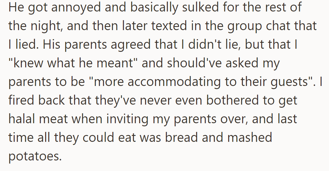 Well, selective memory at its best! Next time, a veggie tray it is.