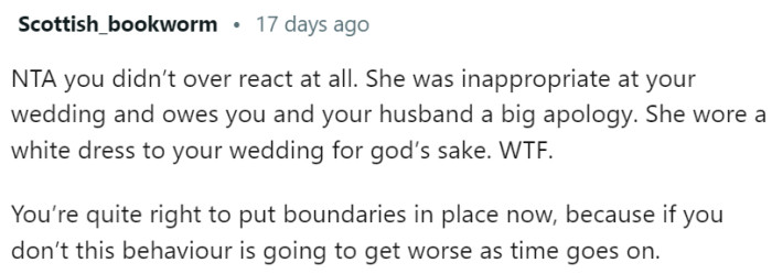 It is always better to set boundaries at the beginning.