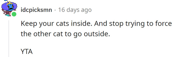 But most Redditors had the same view.