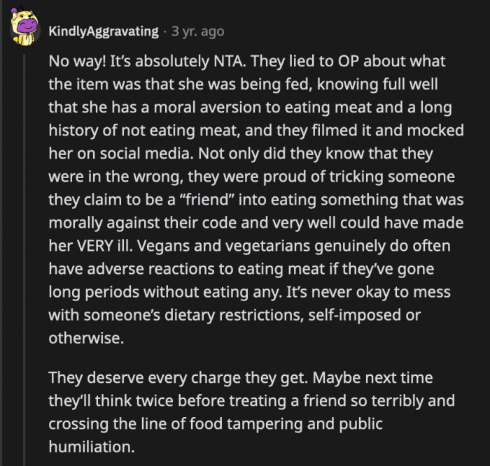 They were bullies, plain and simple. Posting it on social media was the fly on top of a sh*t cake