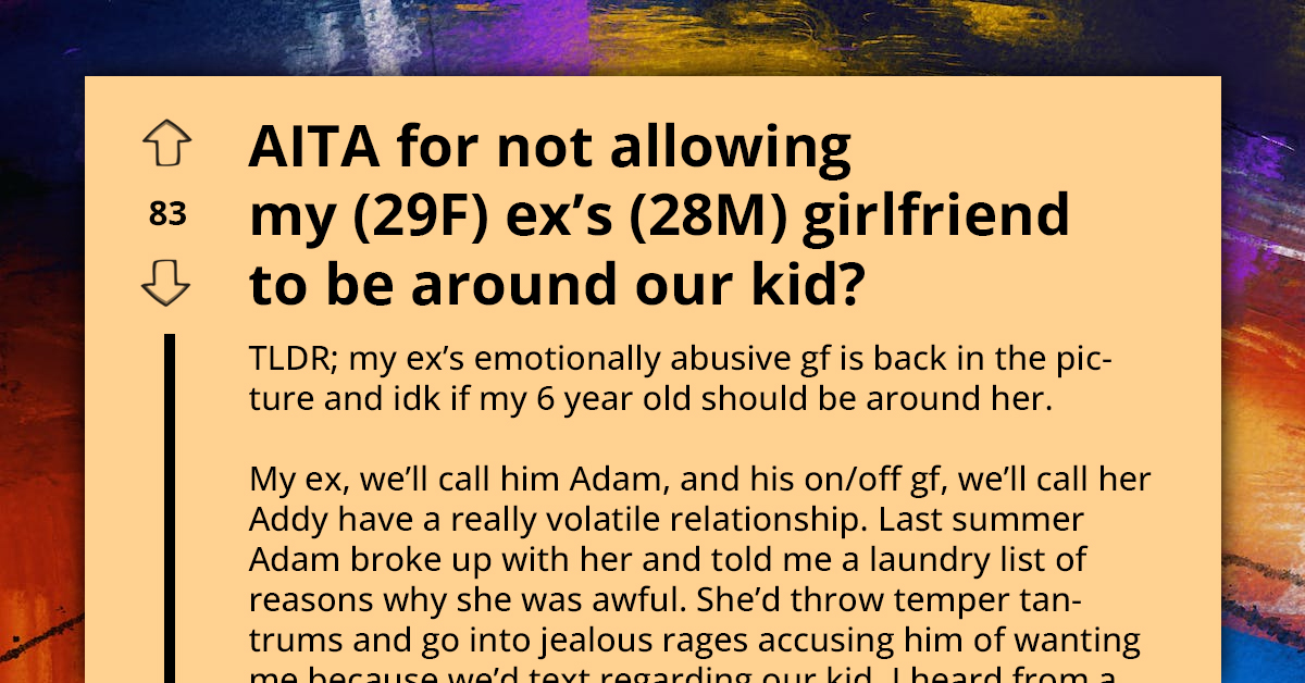 Worried Mother Tells Ex-Partner He Can't See Their Daughter If He Gets Back With His Abusive Ex-Girlfriend, He Thinks It Is Unfair