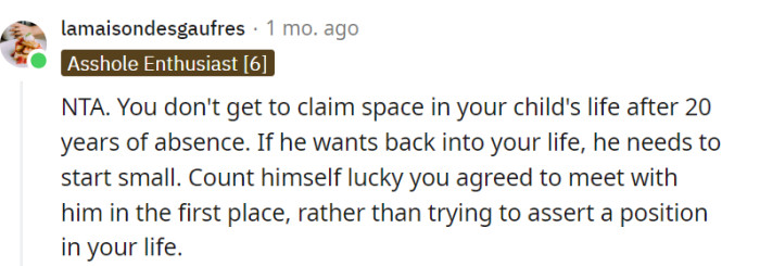 After two decades of radio silence, he can't just stroll back into the spotlight.