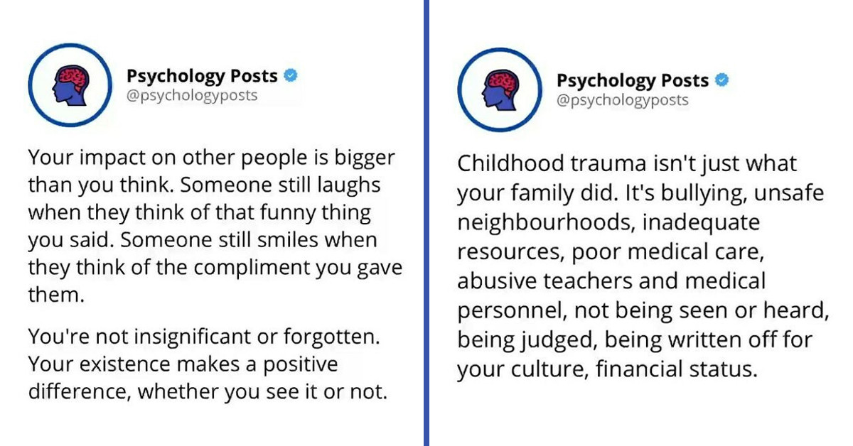 51 Interesting And Eye-Opening Psychology Facts Shared By An Instagram Page Dedicated To Mental Health