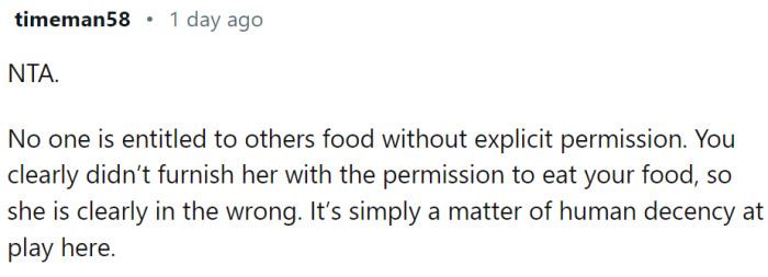 It’s simply a matter of human decency at play here.