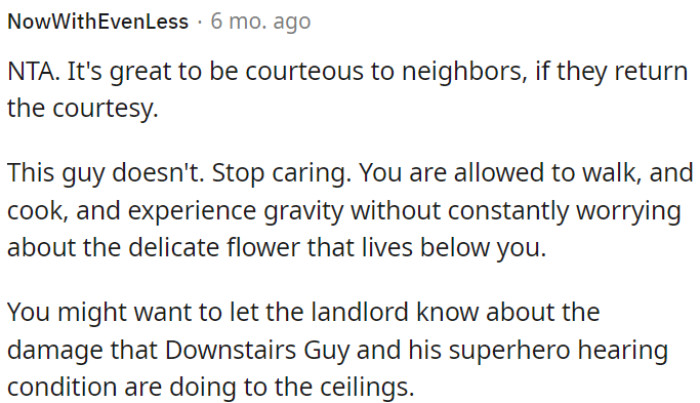 OP shouldn't stress about normal activities like walking and cooking.