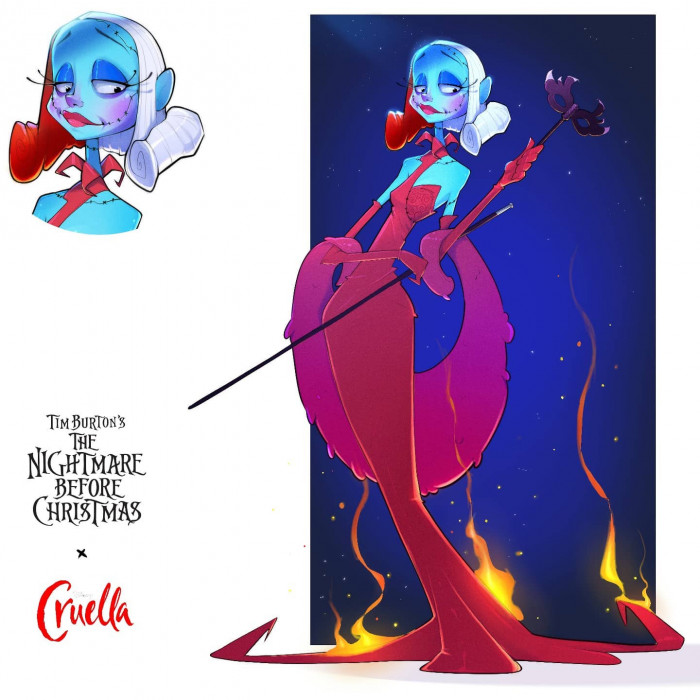 16. Sally x Cruella