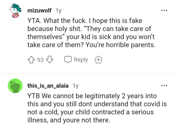 They can take care of themselves