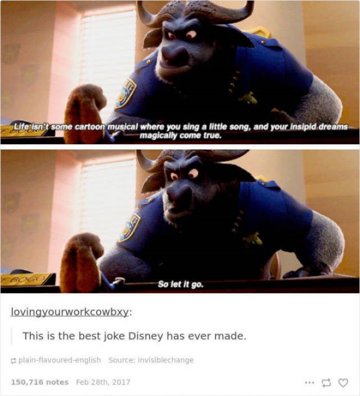 43. The best Disney joke