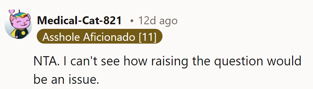 Raising the question shouldn't be a cat-astrophe.
