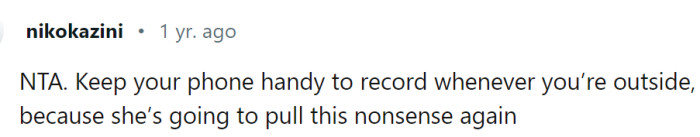 OP should record everything