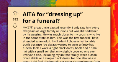 Lady's Decision To Go All Out In Dressing Fashionable For Funeral Has Got People Talking