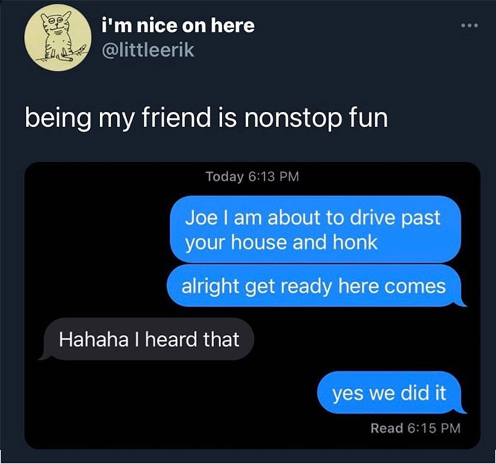 18. Friendship goals.