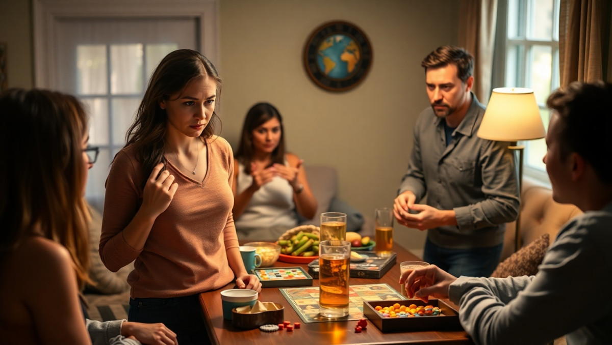 AITA for unintentionally delaying my friends drink at game night, prompting her to leave early and criticize my hosting skills?