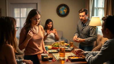 AITA for unintentionally delaying my friends drink at game night, prompting her to leave early and criticize my hosting skills?