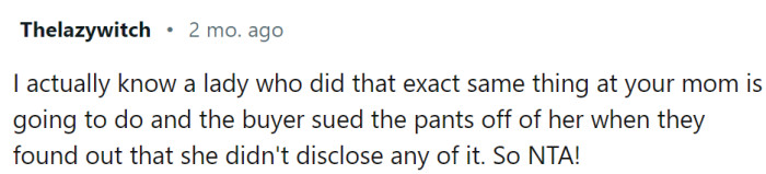 This Redditor shared their experience: