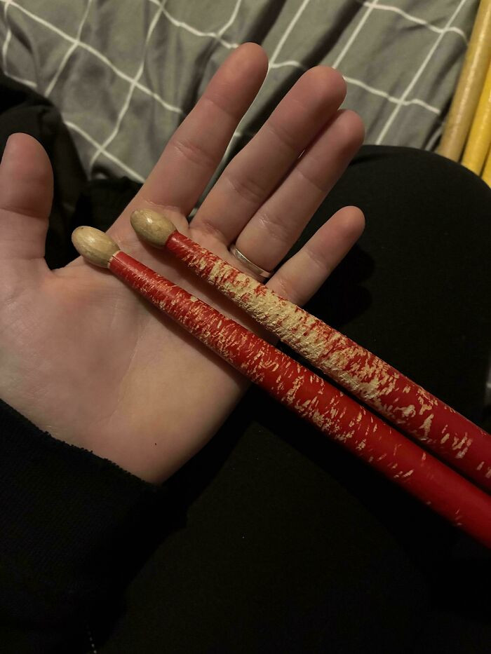 "My Boyfriend's Drumsticks After 5 Years"