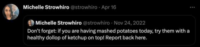 Mashed Potatoes with Ketchup