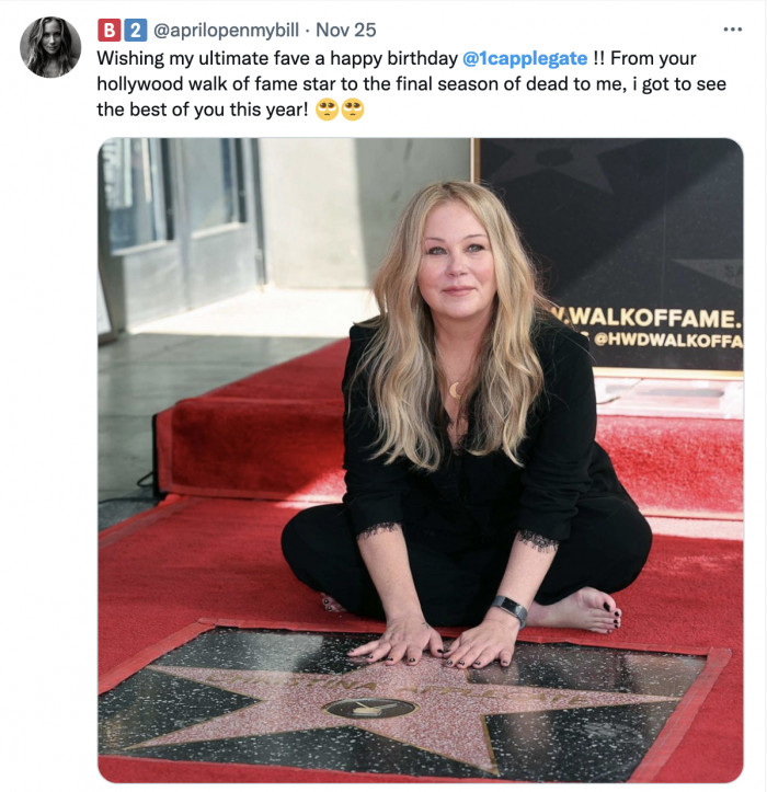 As far as career milestones go, it was a great year for Christina Applegate!