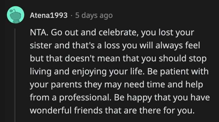 OP Has Been Doing Great When It Comes to Understanding Her Parents' Side of Things. It's Time for Them to Carry Their Part of the Deal and Work Through This as a Family Before the Distance Becomes Insurmountable