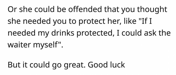 Listing concerns that might come up