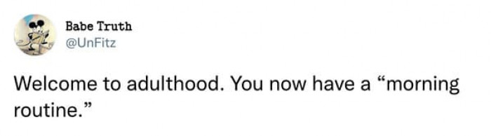 You also have this before bedtime.